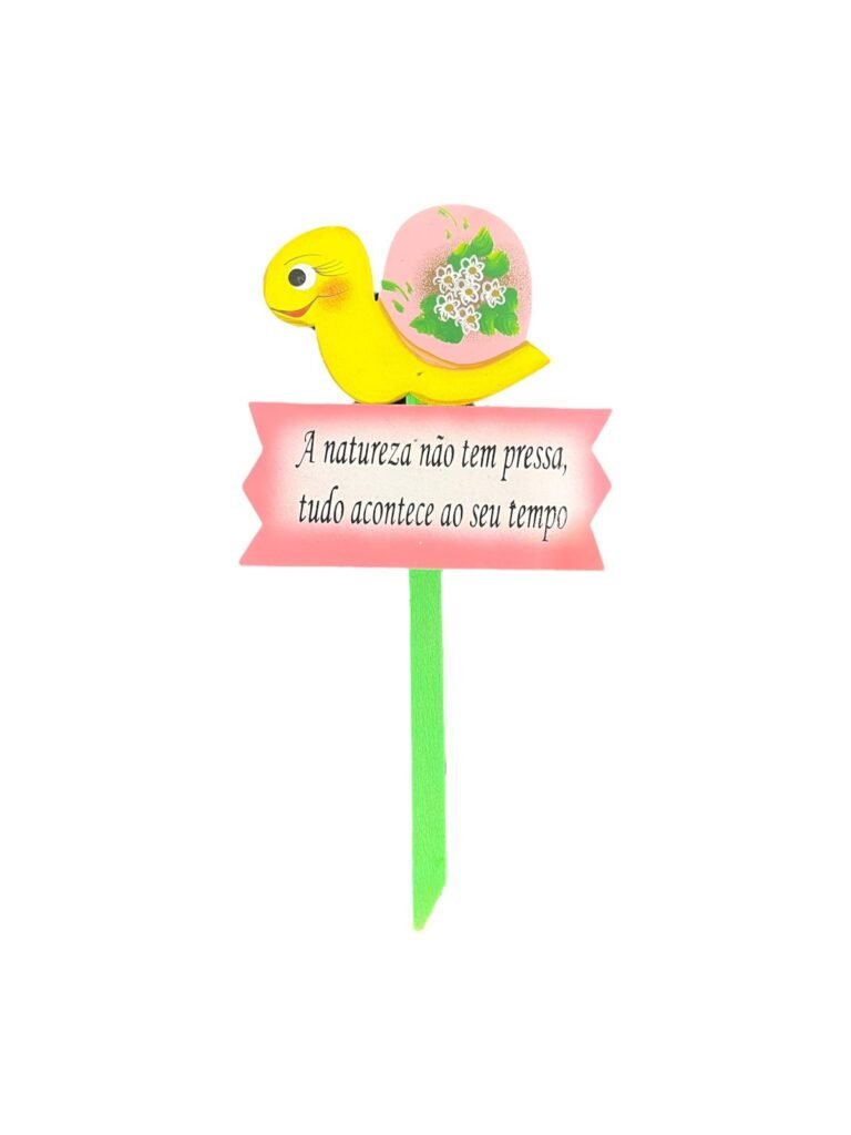 PLACA JARDIM FRASES MEDIA