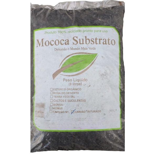 CARVAO TRITURADO MOCOCA 8 LITROS